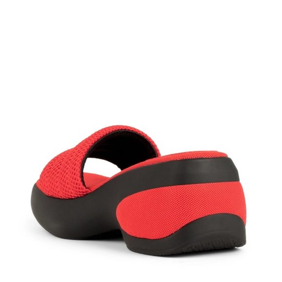 $59 NEW* Jeffrey Campbell Red GYM Platform Sanda - Picture 4 of 5